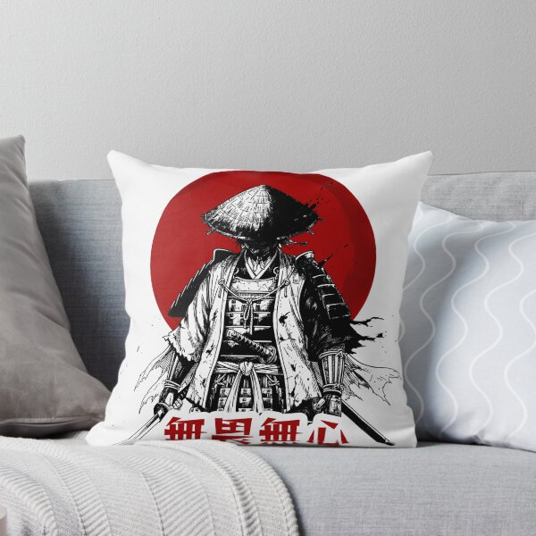Item preview, El intrépido 無畏無心 (Mui Mushin) - Samurái intrépido | Bosquejo fresco del samurai, samurai de la luna roja designed and sold by Shigen16.