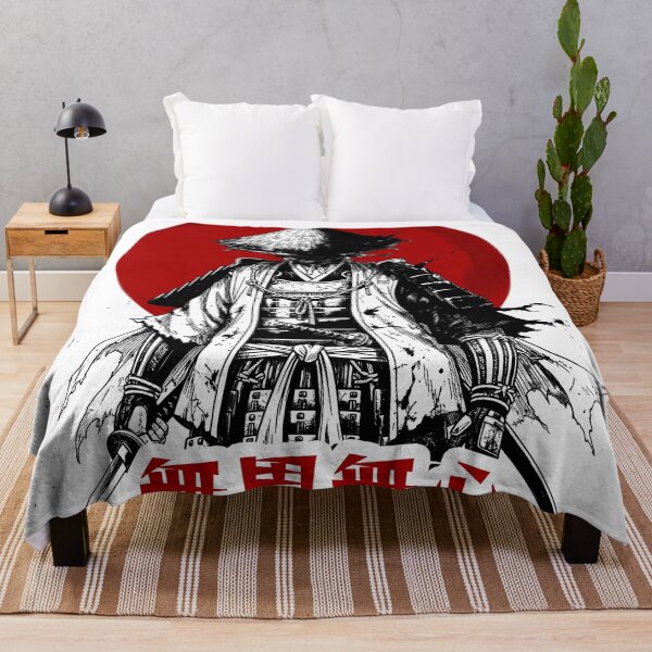 Item preview, The Fearless 無畏無心 (Mui Mushin) - Fearless Samurai | Cool Samurai Sketch, Red Moon Samurai designed and sold by Shigen16.