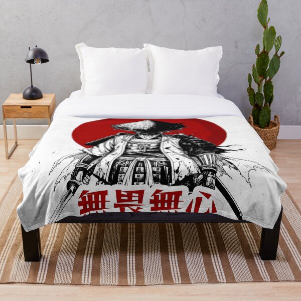 Item preview, El intrépido 無畏無心 (Mui Mushin) - Samurái intrépido | Bosquejo fresco del samurai, samurai de la luna roja designed and sold by Shigen16.