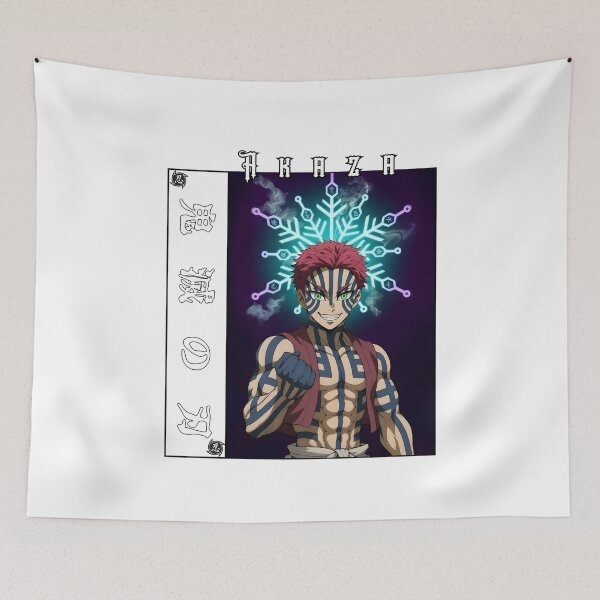 Item preview, Martial Demon Warrior – Blue Striped Fighter Anime Artwork designed and sold by lamiarte.