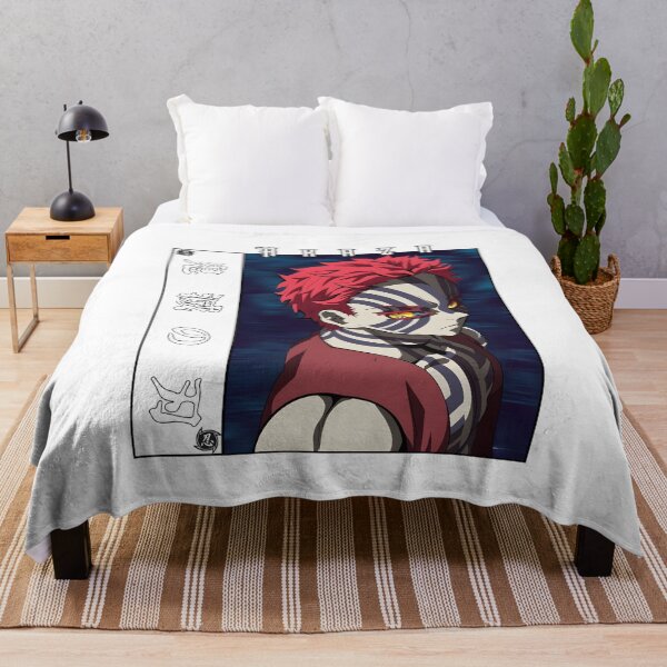 Item preview, Martial Demon Warrior – Blue Striped Fighter Anime Artwork designed and sold by lamiarte.