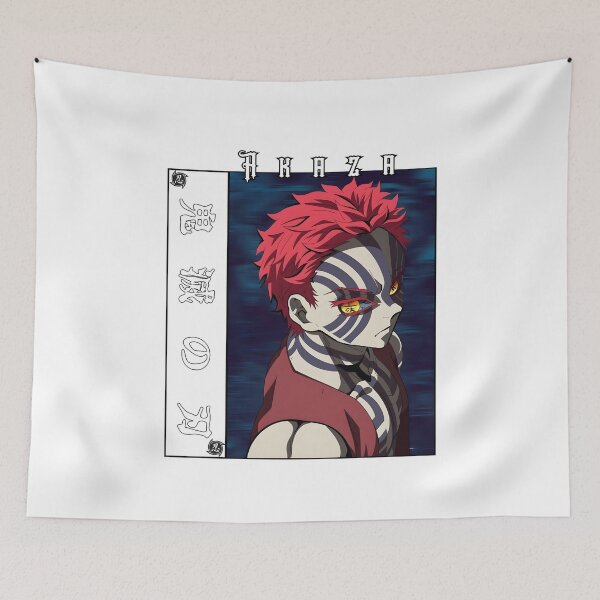 Item preview, Martial Demon Warrior – Blue Striped Fighter Anime Artwork designed and sold by lamiarte.
