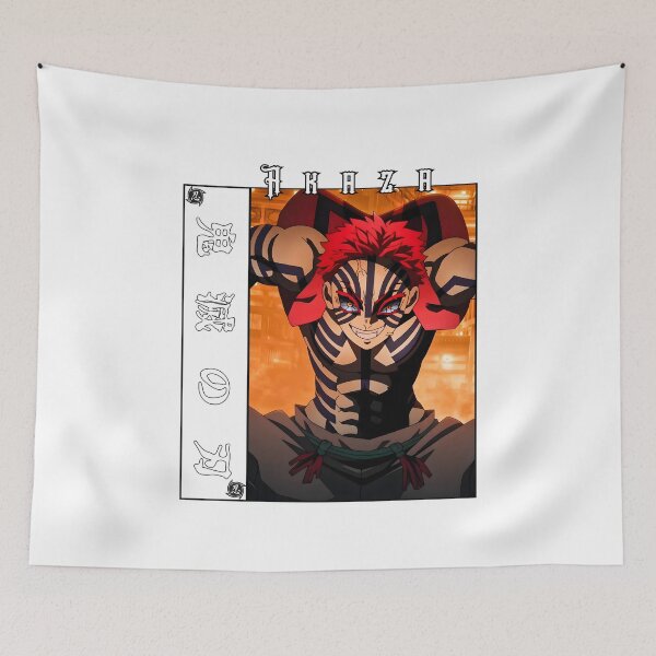 Item preview, Martial Demon Warrior – Blue Striped Fighter Anime Artwork designed and sold by lamiarte.