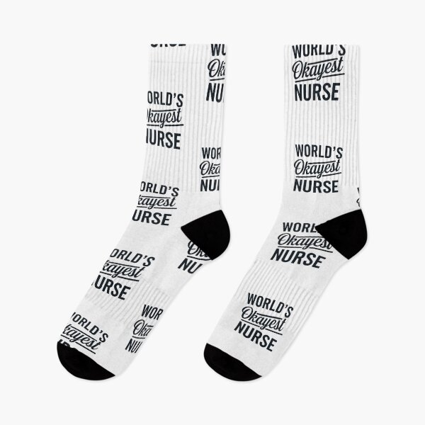 Item preview, world's Okayest Nurse designed and sold by belladesign7.
