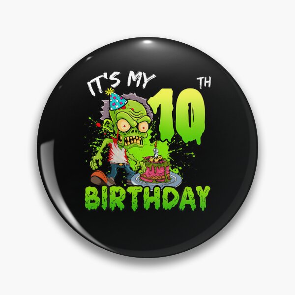 Item preview, It'S My 10Th Birthday Zombie Lover 10 Year Old Boys Girls designed and sold by TysonLangosh.