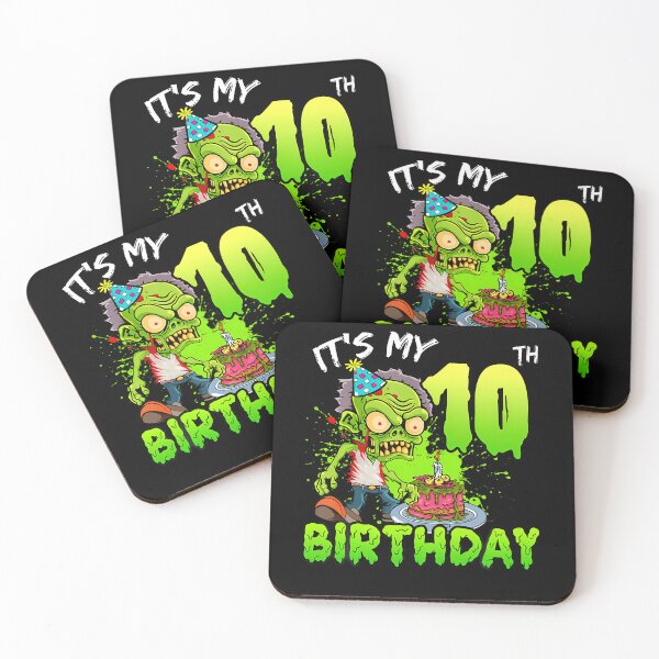 Item preview, It'S My 10Th Birthday Zombie Lover 10 Year Old Boys Girls designed and sold by TysonLangosh.