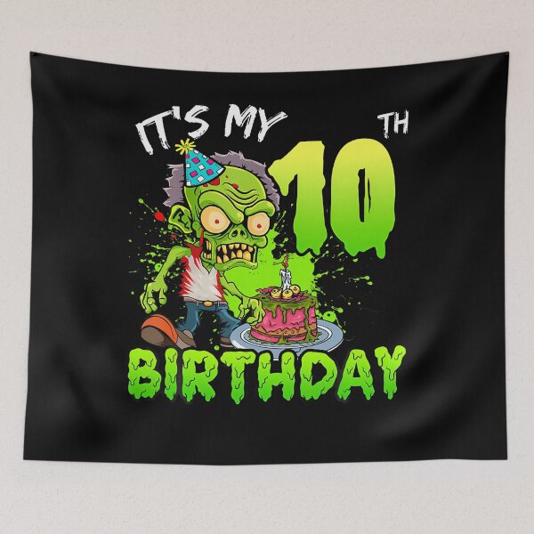 Item preview, It'S My 10Th Birthday Zombie Lover 10 Year Old Boys Girls designed and sold by TysonLangosh.