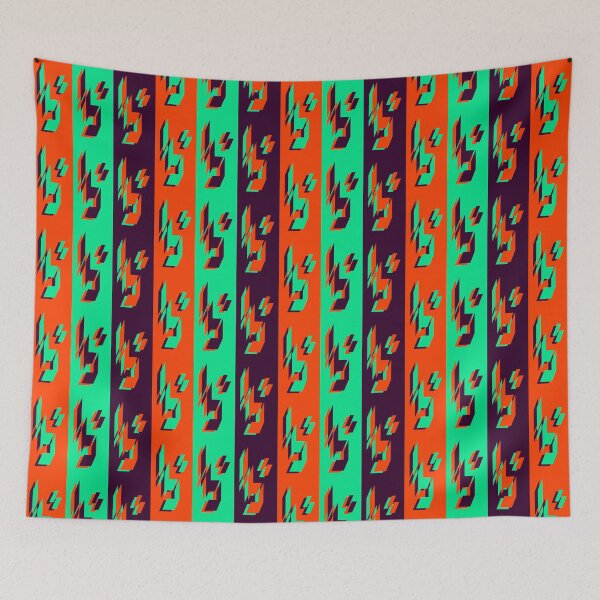 Artikelvorschau, bbb (Orange, Mint, Schwarz) entworfen und verkauft von LowResDesigns.