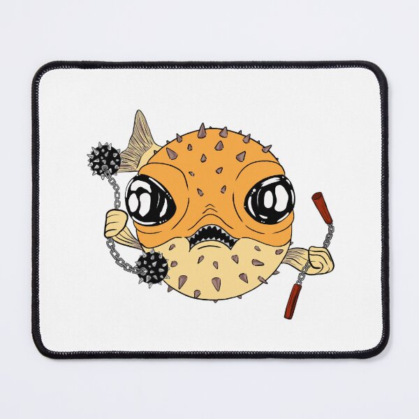 Item preview, Martial Arts Pufferfish designed and sold by Creative_Panic.