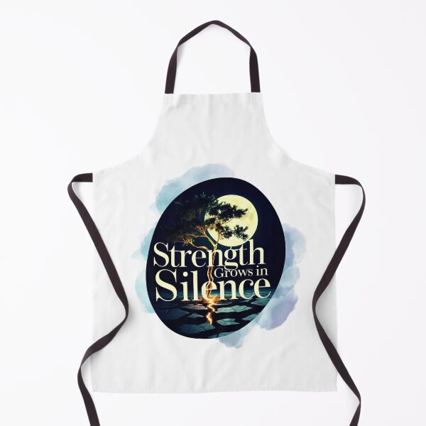 Item preview, Strength Grows In Silence aesthetic design designed and sold by SloganSauce.