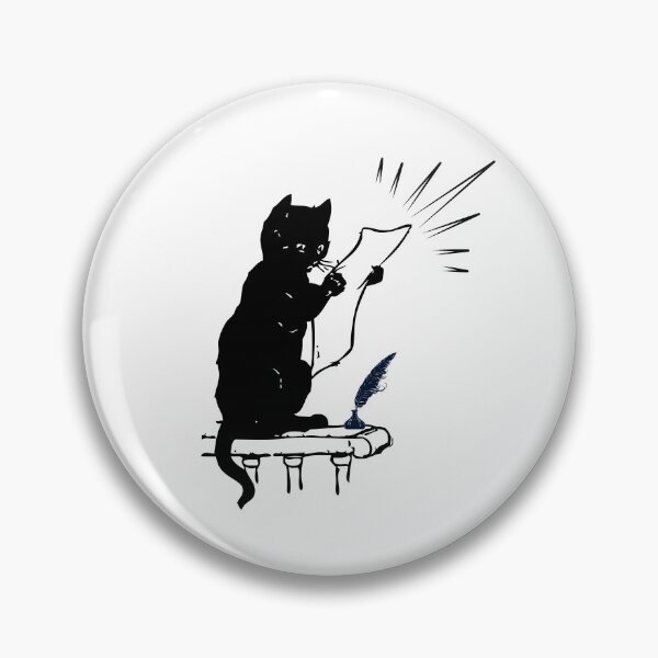 Item preview,  Funny Black Cat Literature Design for Cat Lovers & Book Fans designed and sold by ice-apparel.
