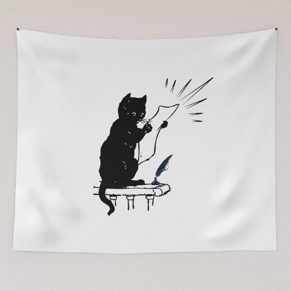 Item preview,  Funny Black Cat Literature Design for Cat Lovers & Book Fans designed and sold by ice-apparel.