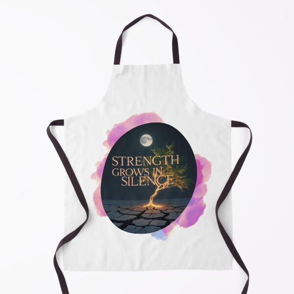 Item preview, Strength Grows In Silence healing energy designed and sold by SloganSauce.