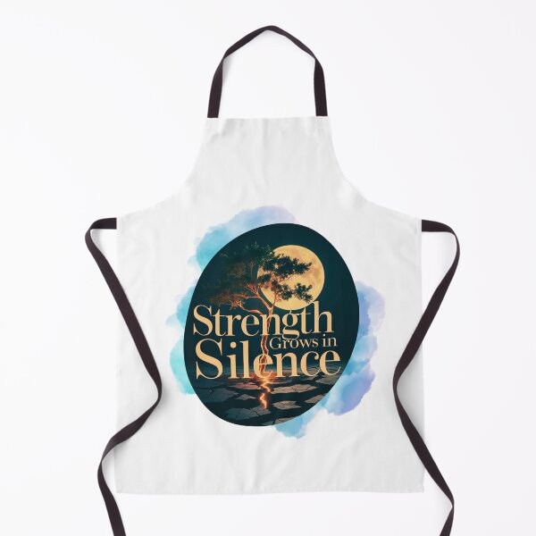 Item preview, Strength Grows In Silence quiet power designed and sold by SloganSauce.