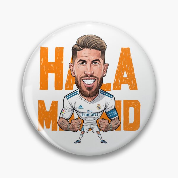 Item preview, Hilarious caricature of Sergio Ramos Hala Madrid designed and sold by vectorlove.