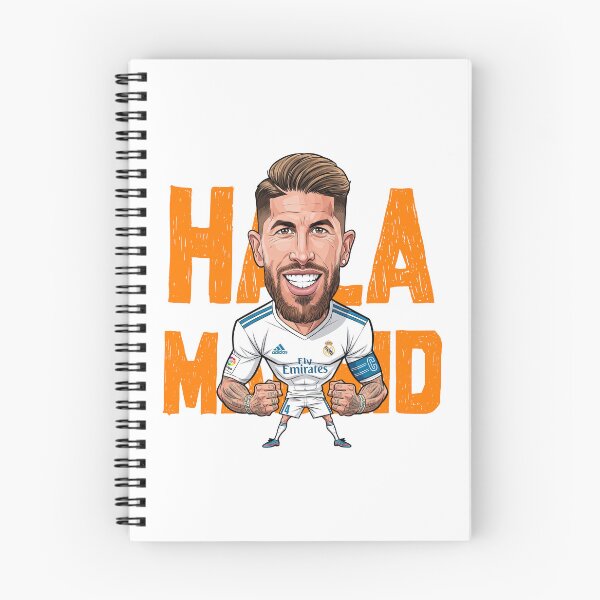 Item preview, Hilarious caricature of Sergio Ramos Hala Madrid designed and sold by vectorlove.