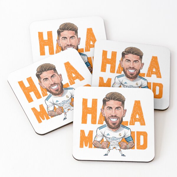 Item preview, Hilarious caricature of Sergio Ramos Hala Madrid designed and sold by vectorlove.