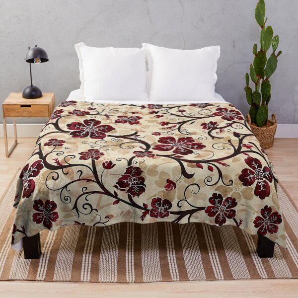 Item preview, Beautiful Batik Pattern- Floral Retro- Cute Flower designed and sold by RoyalStarsPatts.