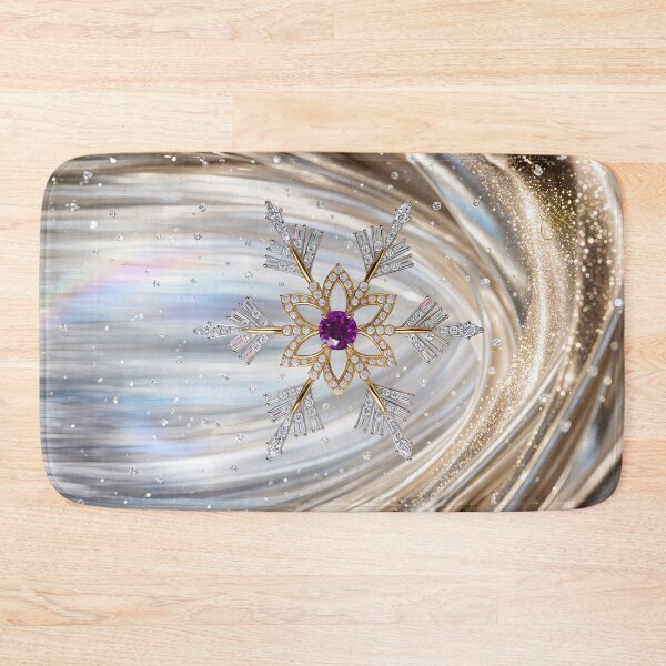 Item preview, Amethyst and Diamonds Snowflake ❄️アメジストとダイヤモンドの雪の結晶 ❄️ designed and sold by CamillaCreation.