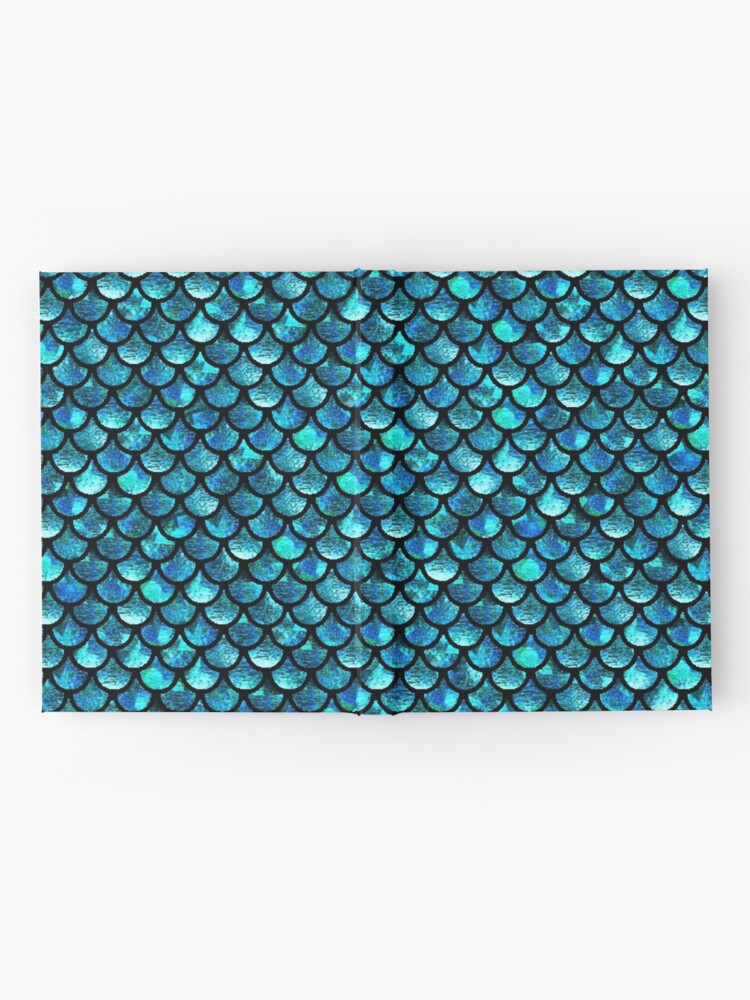 Alternate view of Mermaid Scales - Turquoise Blue Hardcover Journal