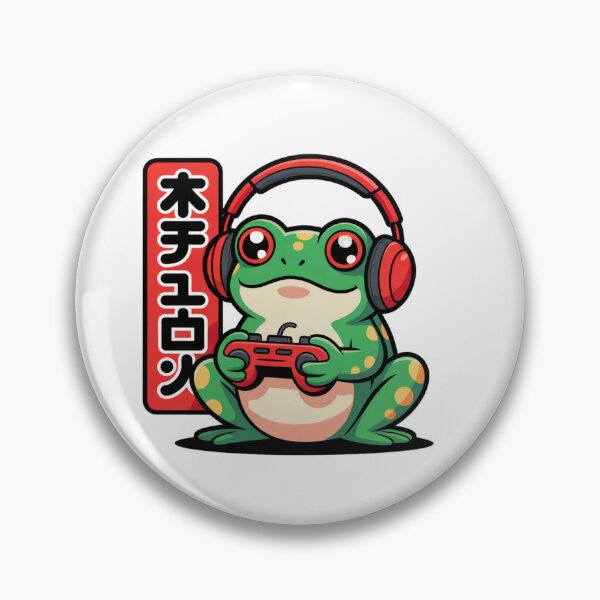 Item preview, Japanese Gamer Frog Art Men & Women  Funny Vintage Gaming designed and sold by ZACK ART.