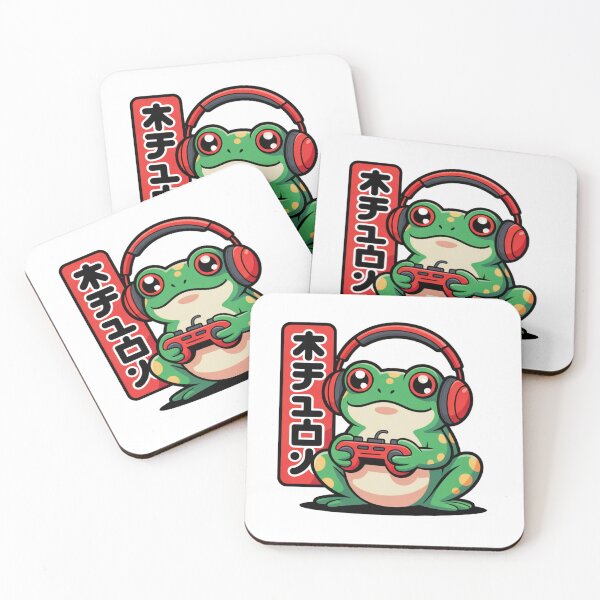 Item preview, Japanese Gamer Frog Art Men & Women  Funny Vintage Gaming designed and sold by ZACK ART.