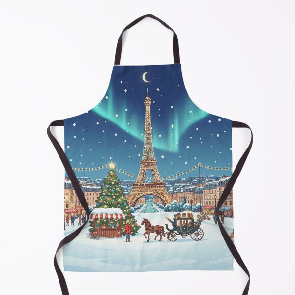 Item preview, Christmas - Paris at Christmas poster, Eiffel Tower designed and sold by PYXOO.