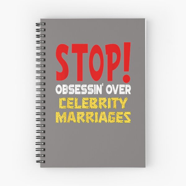 Item preview, STOP-OBSESSIN'-OVER-CELEBRITY-MARRIAGES--- designed and sold by ZayaLannin.