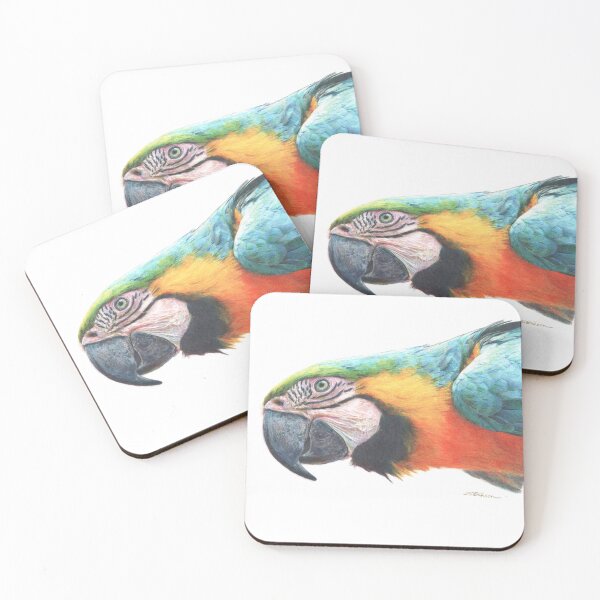 Item preview, Maximillian the Macaw designed and sold by ISEriksonartist.