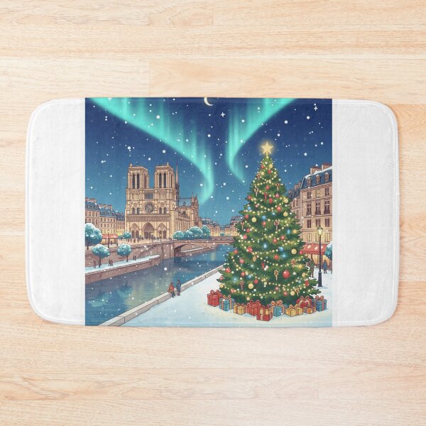 Item preview, Christmas - Paris at Christmas Notre Dame Poster designed and sold by PYXOO.
