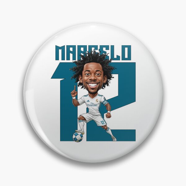 Item preview, Funny caricature of Marcelo the Real Madrid Legend 12 designed and sold by vectorlove.