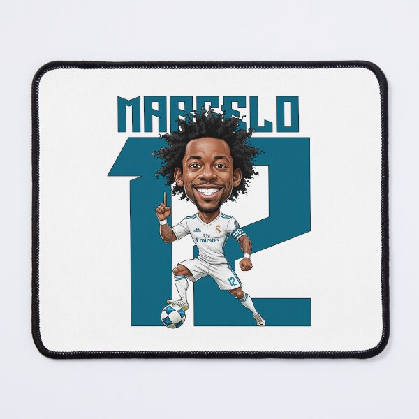 Item preview, Funny caricature of Marcelo the Real Madrid Legend 12 designed and sold by vectorlove.
