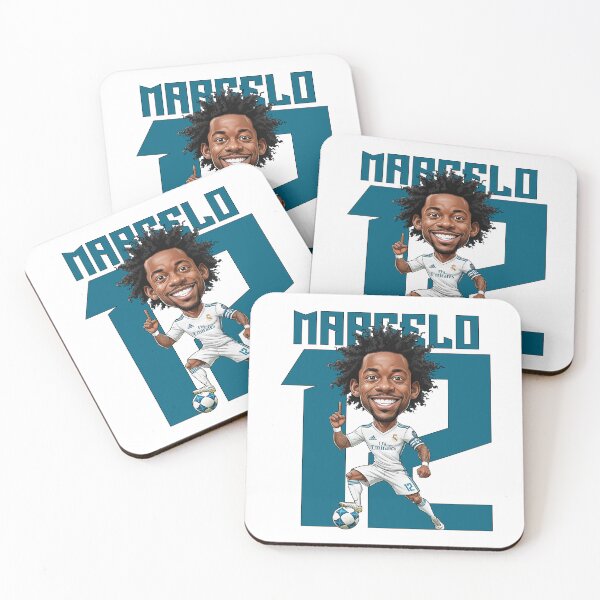 Item preview, Funny caricature of Marcelo the Real Madrid Legend 12 designed and sold by vectorlove.