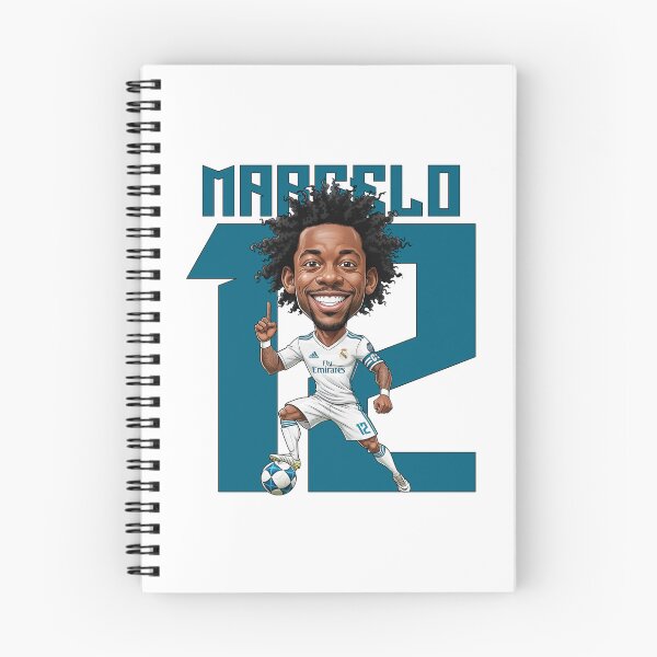 Item preview, Funny caricature of Marcelo the Real Madrid Legend 12 designed and sold by vectorlove.