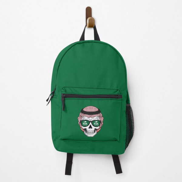 Item preview, Saudi Arabia National Day KSA Skull I Love KSA designed and sold by Colorful Designs.