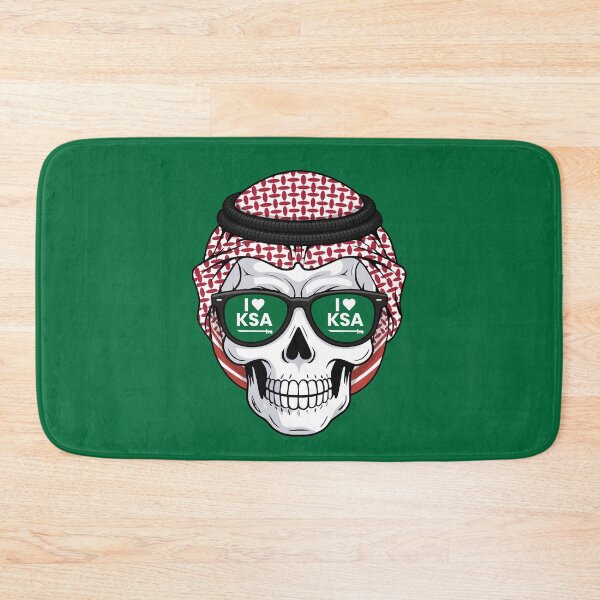 Artikelvorschau, Nationalfeiertag Saudi-Arabiens (KSA-Schädel) Ich liebe Saudi-Arabien entworfen und verkauft von Colorful Designs.