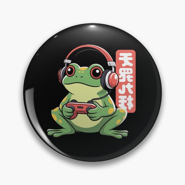 Item preview, Copie de Japanese Gamer Frog Art Men & Women  Funny Vintage Gaming designed and sold by ZACK ART.