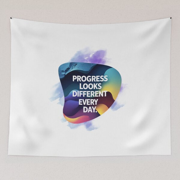 Item preview, Progress Looks Different Daily designed and sold by SloganSauce.