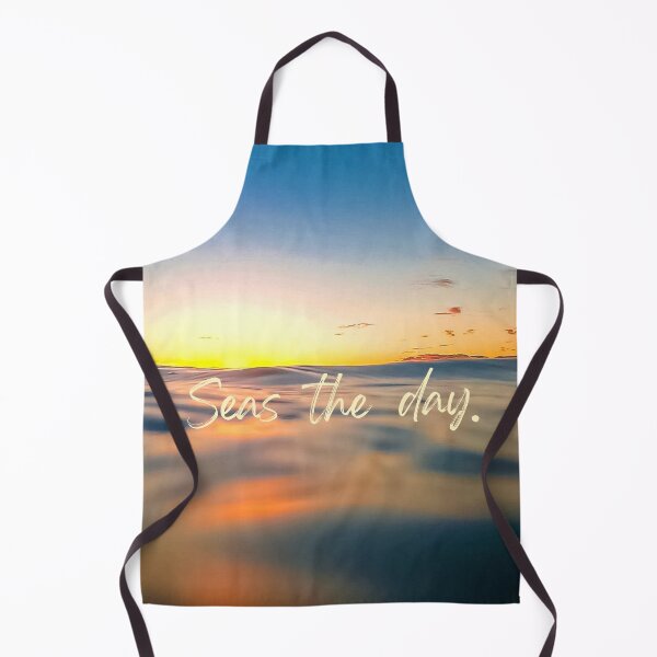 Item preview, Seas the Day- Ocean Sunrise Motivational Quote designed and sold by Salty Colors Studio.