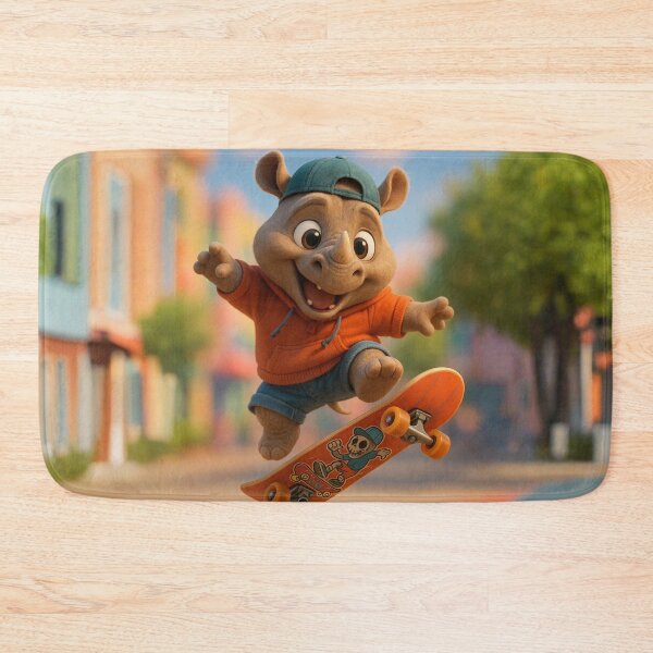 Item preview, Skater Javan Rhinoceros designed and sold by Sillytoe.