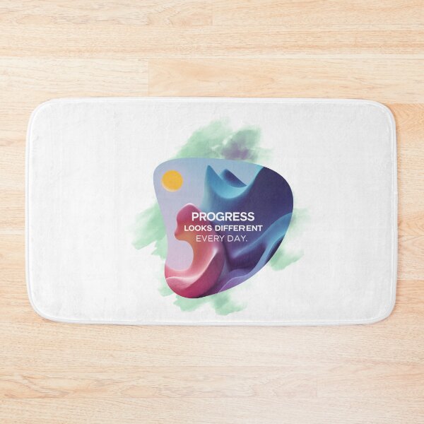Item preview, Progress Looks Different Daily motivation quote designed and sold by SloganSauce.
