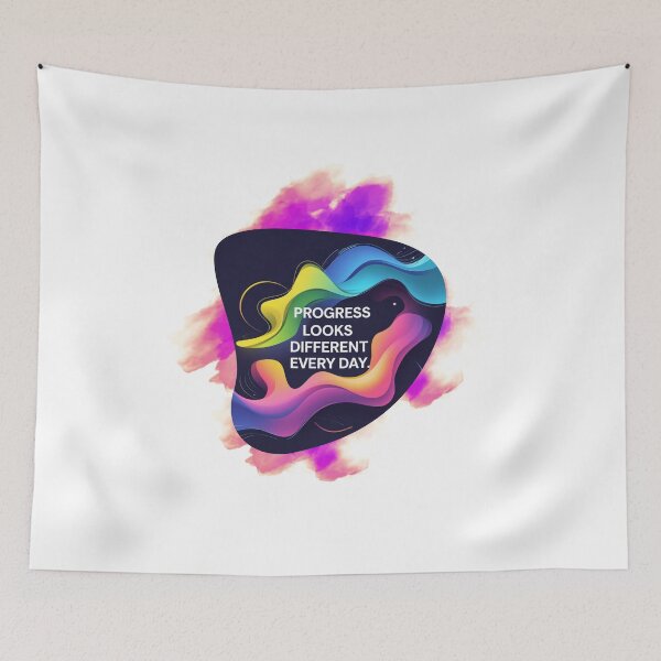 Item preview, Progress Looks Different Daily mental health designed and sold by SloganSauce.