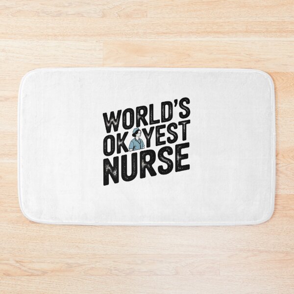 Item preview, world's Okayest Nurse designed and sold by belladesign7.