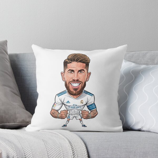 Item preview, Funny Caricature of Sergio Ramos, Real Madrid Legend No. 4 designed and sold by vectorlove.