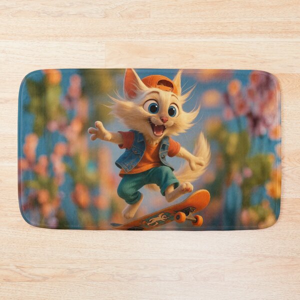 Item preview, Skater Javanese Cat designed and sold by Sillytoe.