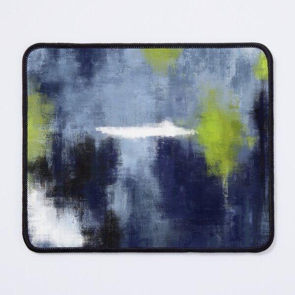 Item preview, Pintura abstracta azul tranquila y pacífica designed and sold by Petra Lang.