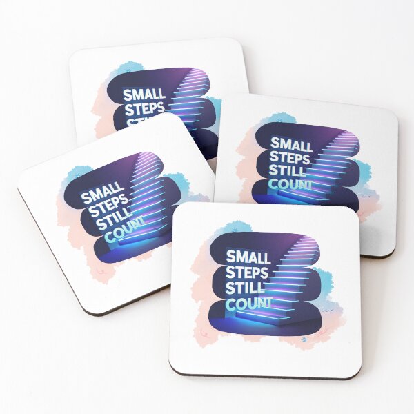 Item preview, Small Steps Still Count inspiration designed and sold by SloganSauce.