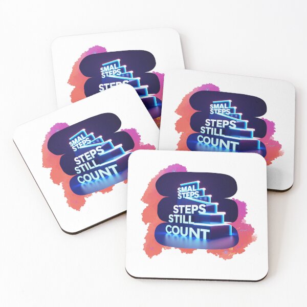 Item preview, Small Steps Still Count daily motivation designed and sold by SloganSauce.