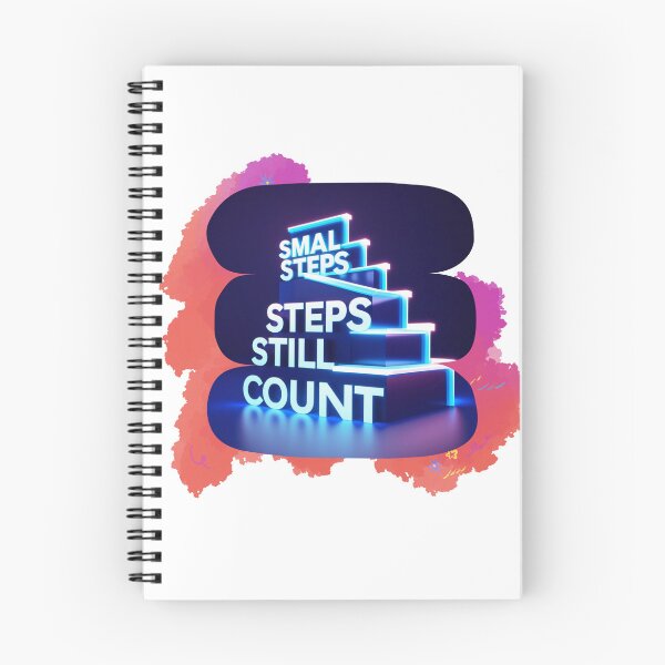 Item preview, Small Steps Still Count daily motivation designed and sold by SloganSauce.