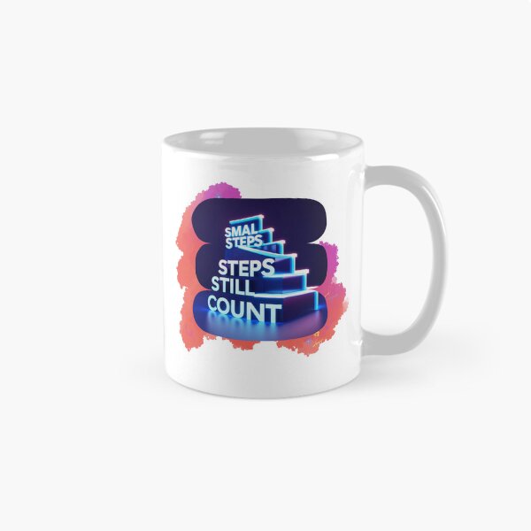 Item preview, Small Steps Still Count daily motivation designed and sold by SloganSauce.
